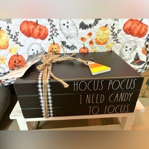 Rae Dunn Black Halloween Decor Books